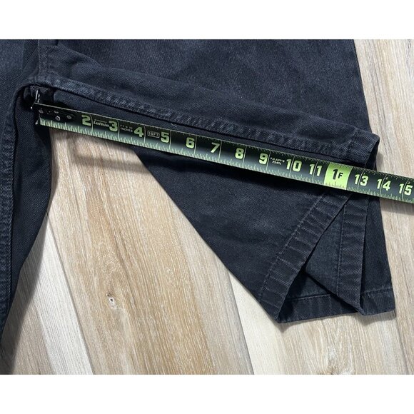 Vintage Roman Royalty RR Black Jean Skater Shorts - Size 38 - Picture 14 of 14